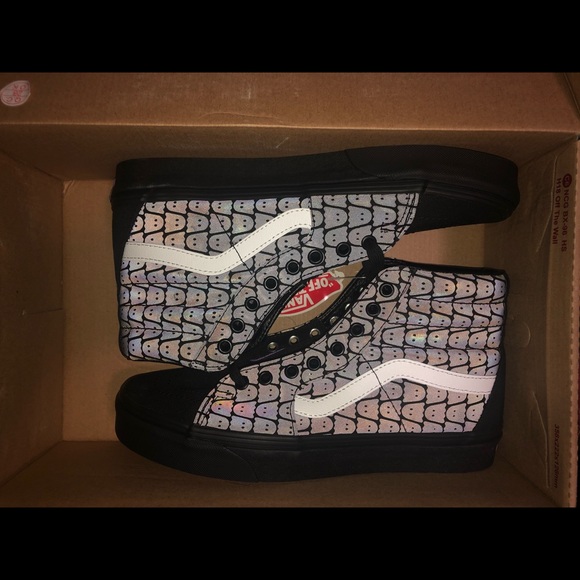 ghostly x vans slip on